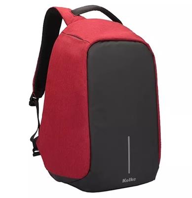 Mochila KOLKE KVM-245 ANTI-ROBO ROJO NEGRO