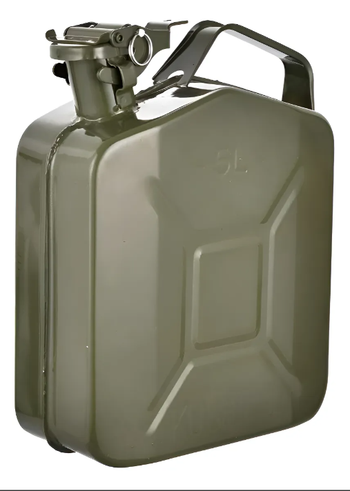 Bidon Chapa KUSHIRO 5L Ideal para Combustible 