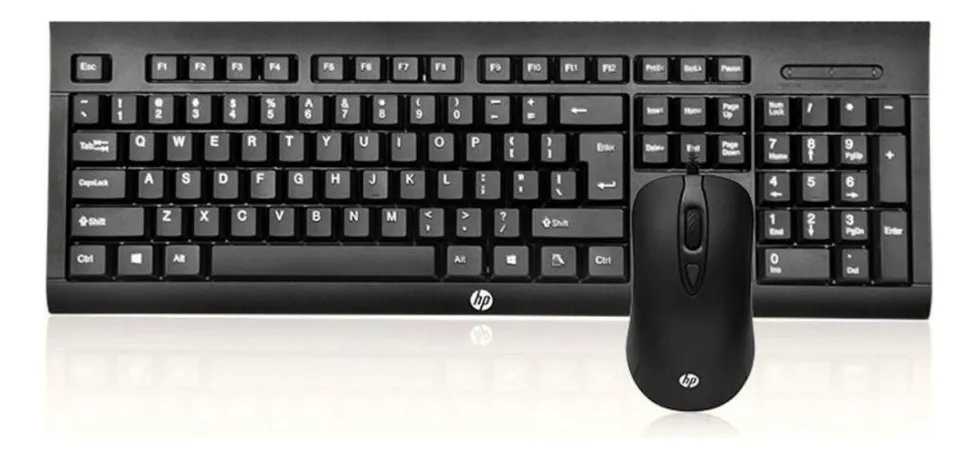 TEC+MOU HP GAMING Combo KM100 Cableado SPA Negro