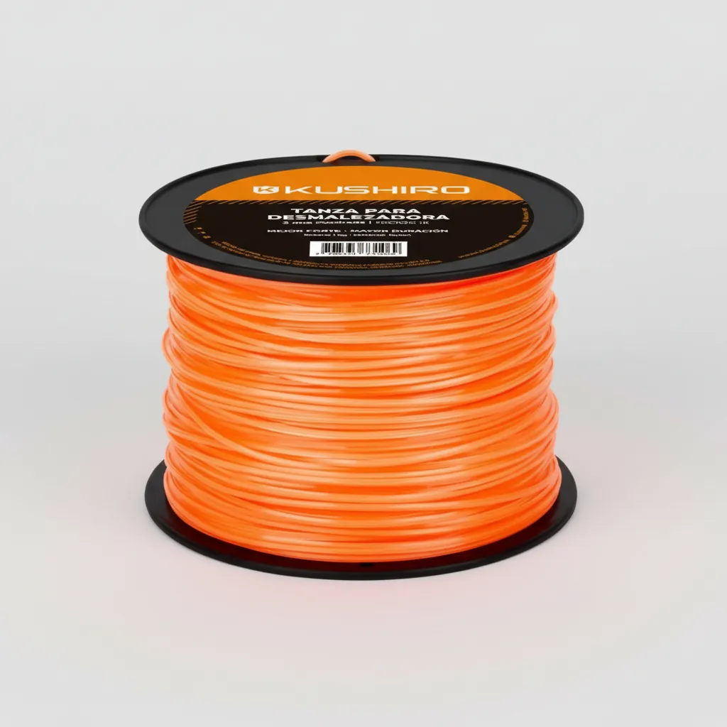 Tanza Cuadrada KUSHIRO 3MM-TDCK30-K BOBINA1KG