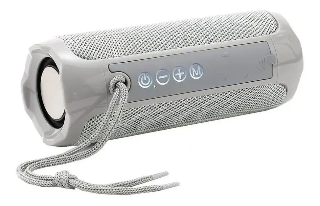 Parlante NETMAK NMFLOWS Gris Bluetooth 5.0 