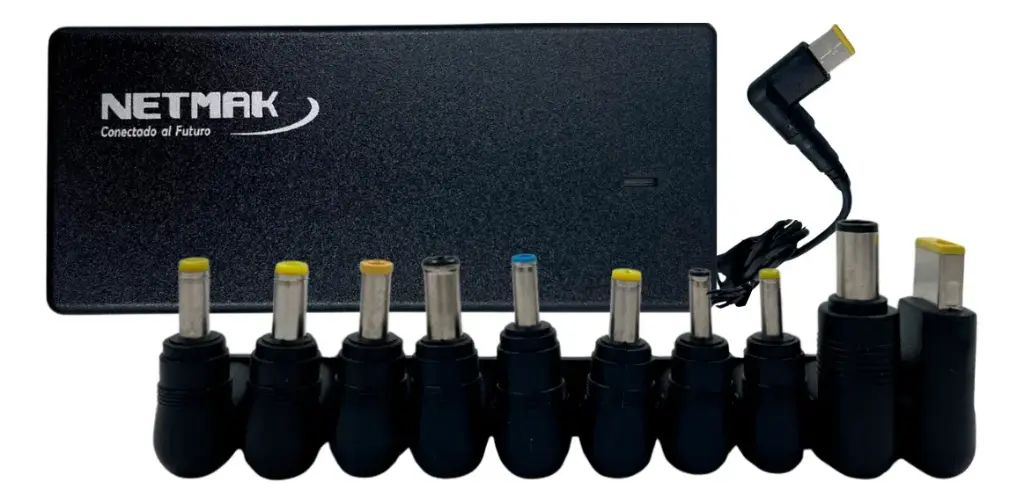Cargador Notebook Universal NETMAK (NM-1284) 65W Automatico