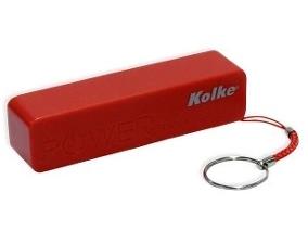 Power Bank KOLKE 2000mA Rojo KPB-200 Portatil