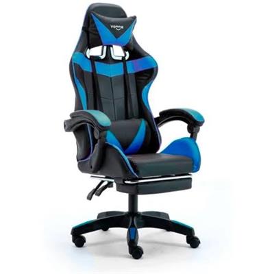 [SV-G01] Silla Gamer PC Color NEGRO/AZUL SV-G01 VONNE Material Estructura De Hierro +Espuma De Alta Dens