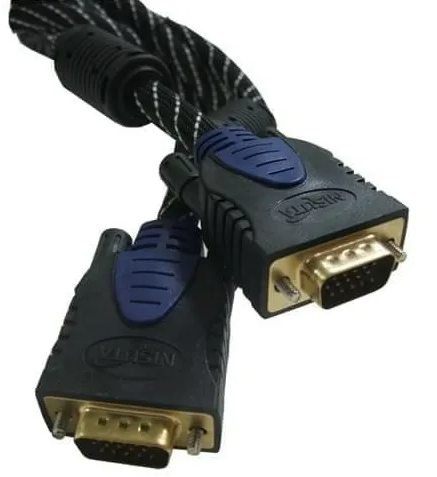 [NSCVGA3BL] Cable VGA NISUTA Coaxilado 3 MTS C/Filt Dorado Alt