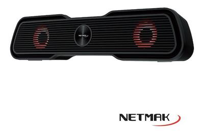 [NM-HUNTER] Parlante Barra De Sonido NETMAK NM-HUNTER Retroiluminado