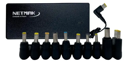 [NM-1284] Cargador Notebook Universal NETMAK (NM-1284) 65W Automatico