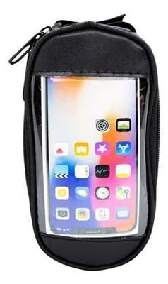 [NMHC18S] Bolso Porta Celular Impermeable Negra Silver NM-HC18-S 